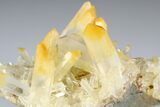Pristine, Mango Quartz Crystal Cluster - Cabiche, Colombia #188371-3